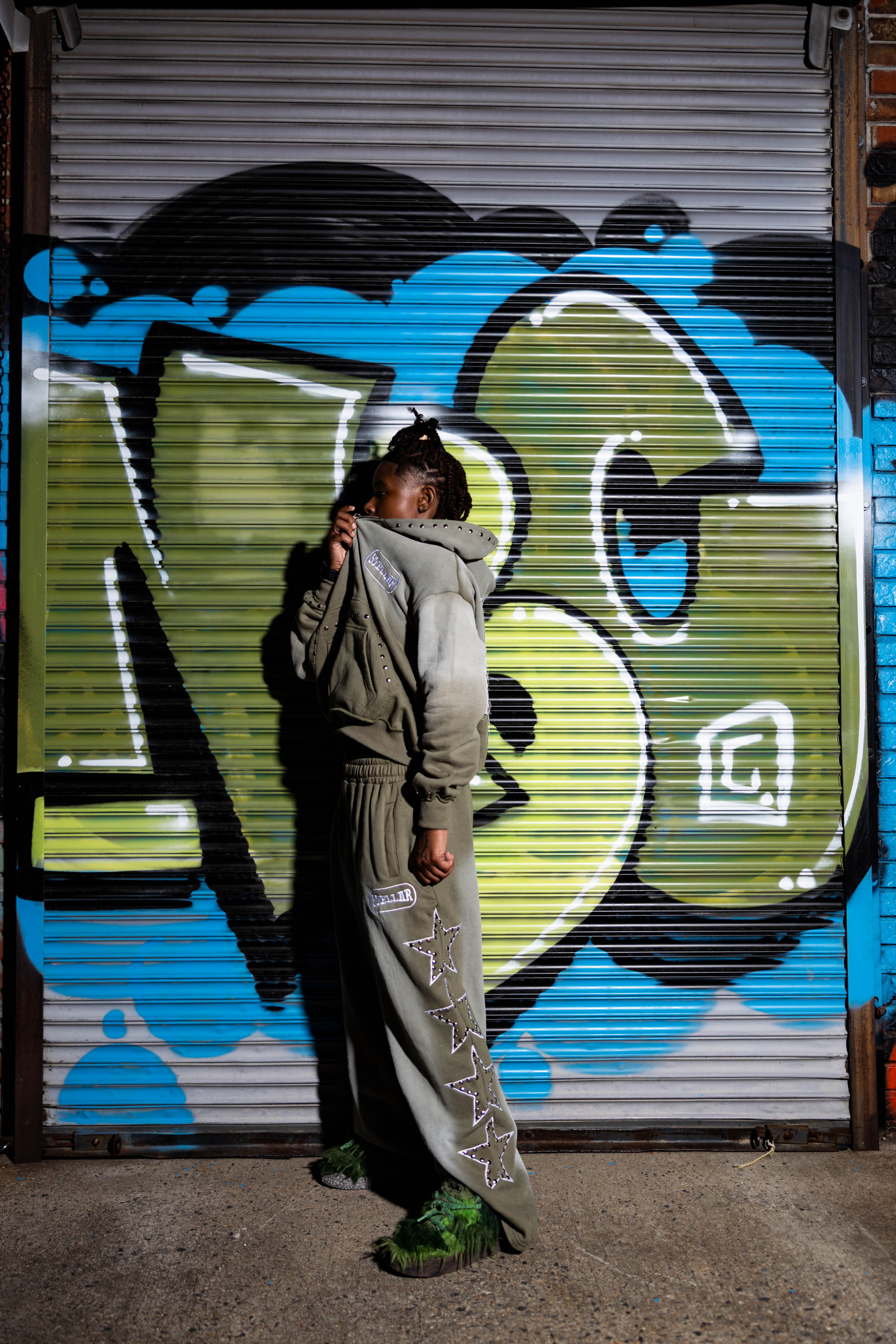 "STELLAR" Moss Green Sweatsuit