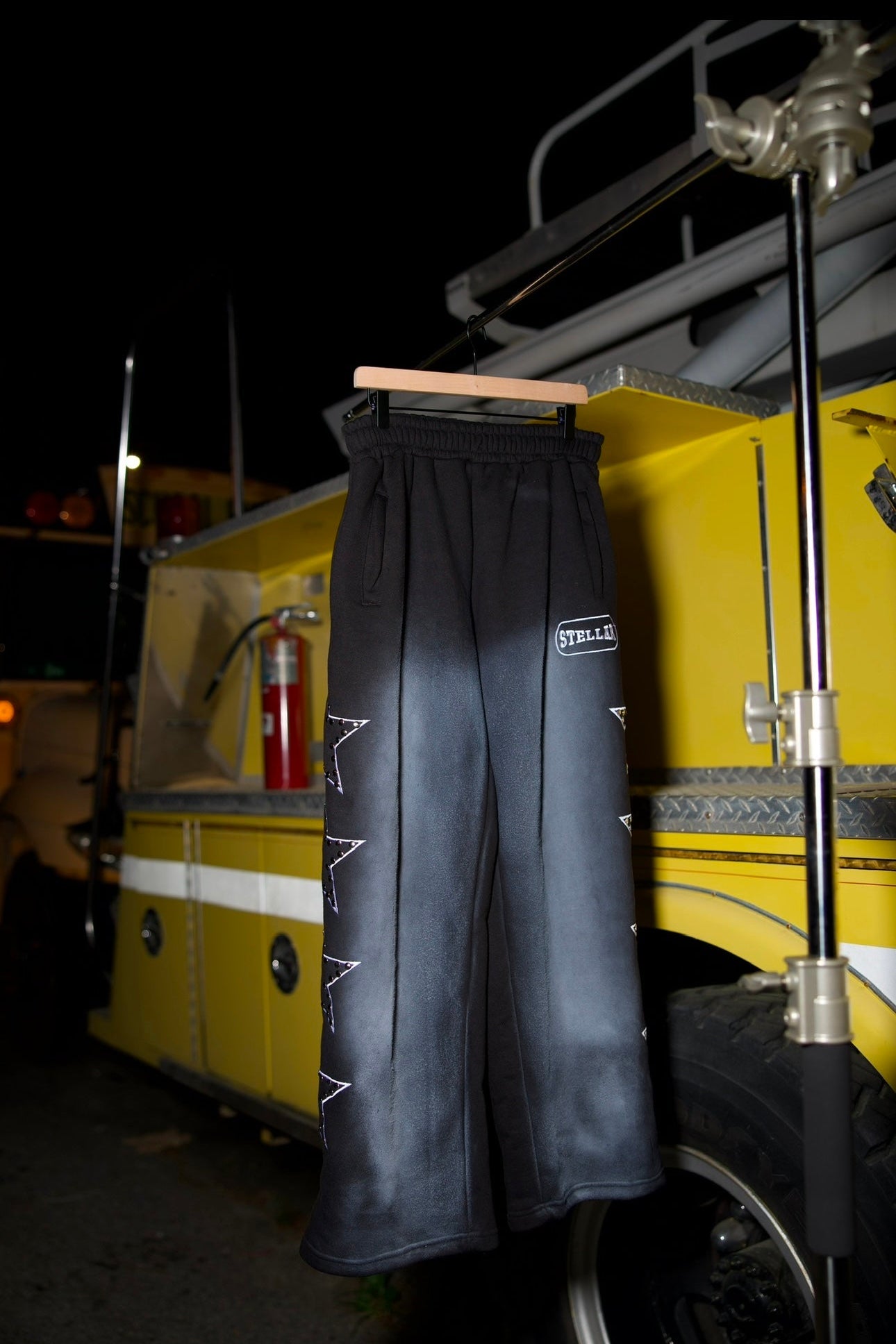 "STELLAR" Black Sweatpants