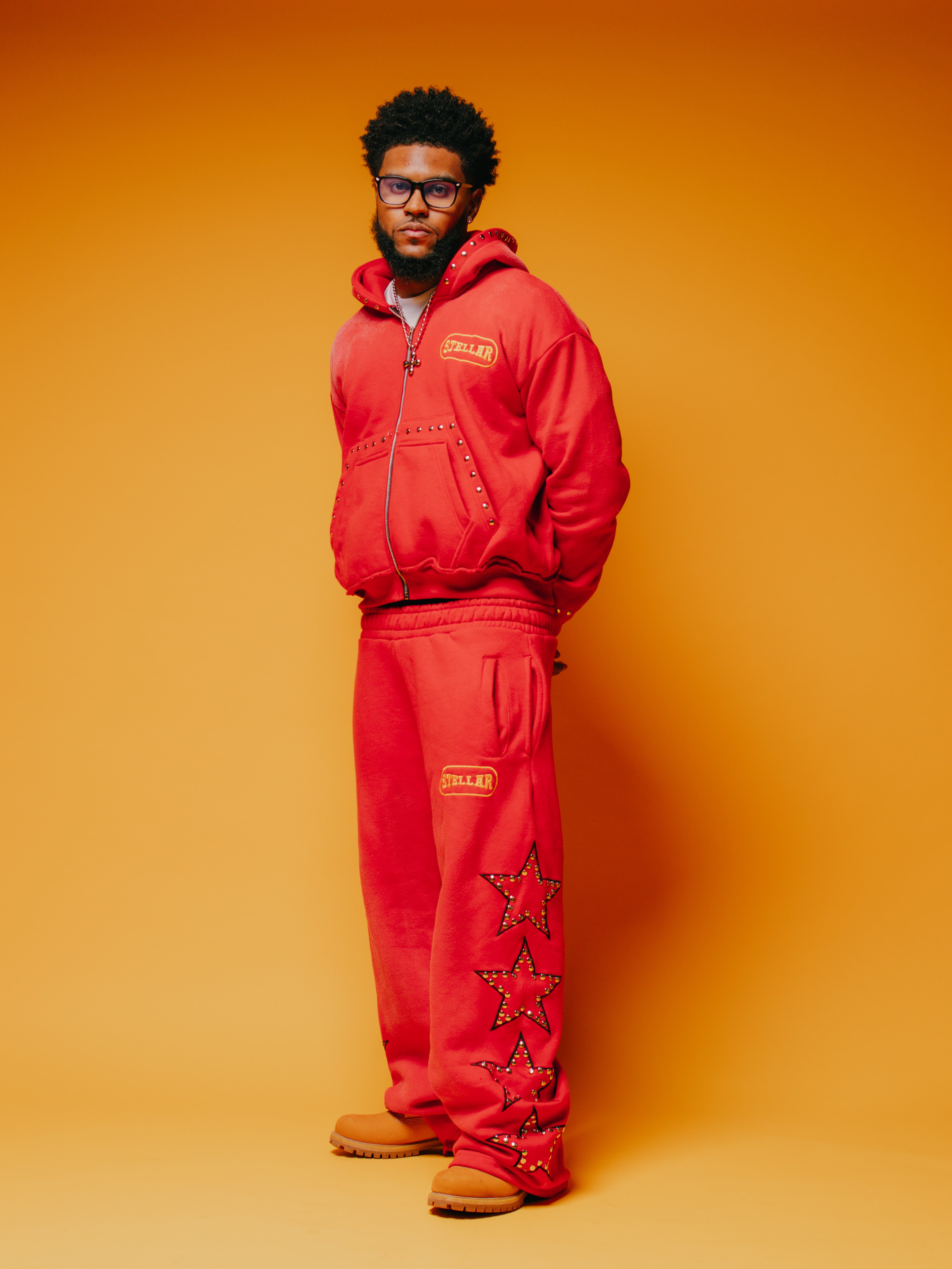 "STELLAR" Red Sweatsuit