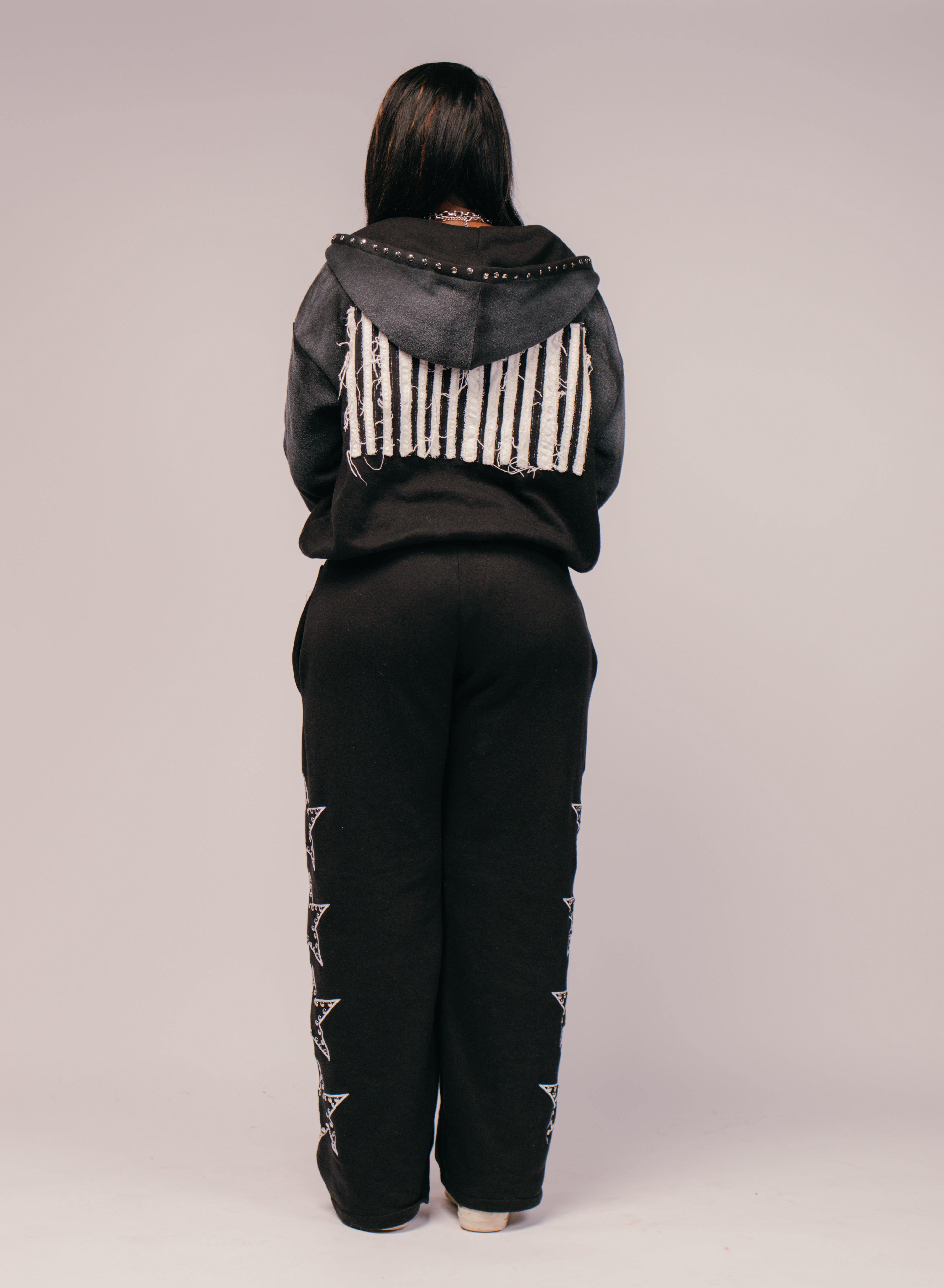 "STELLAR" Black Zip Up