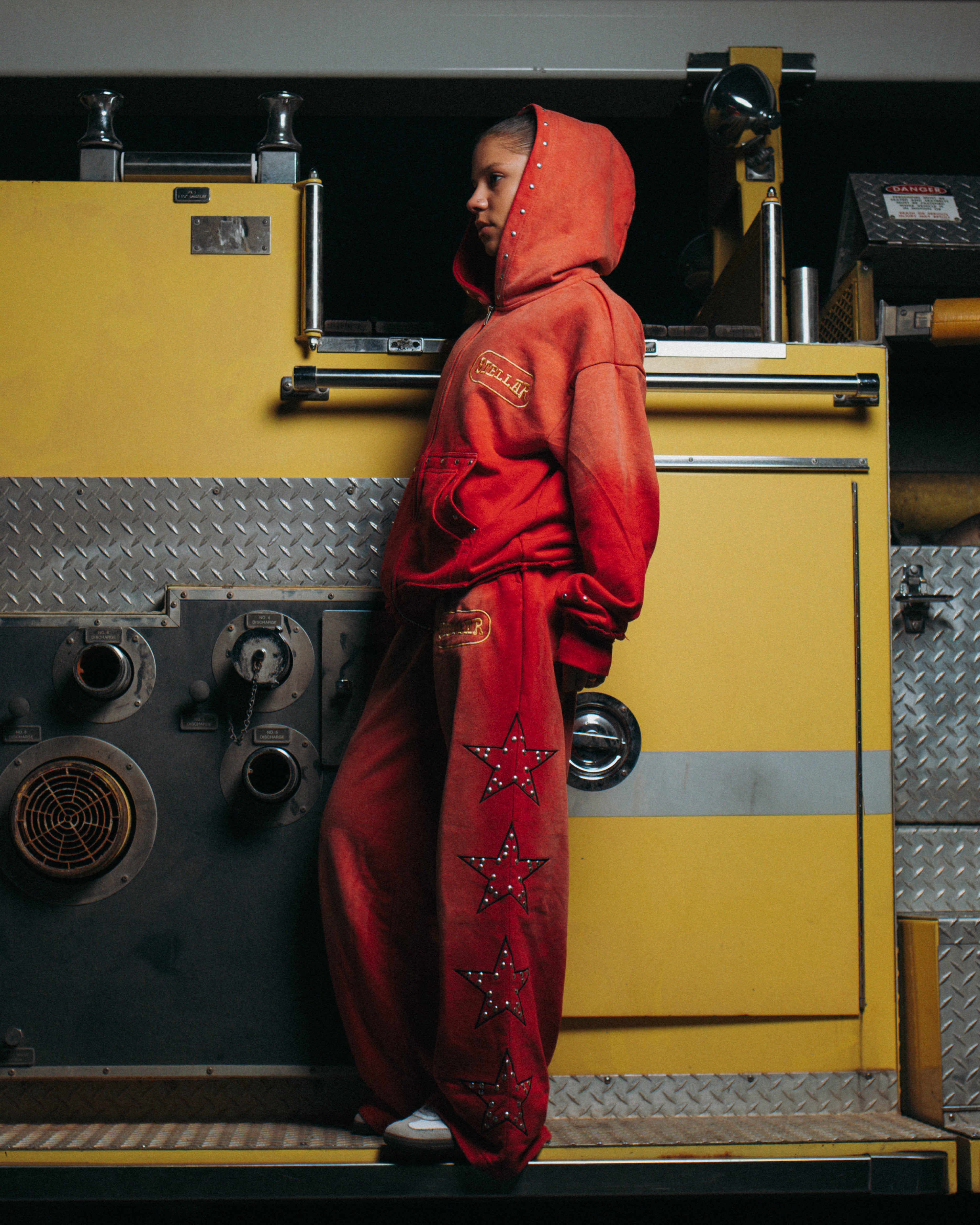 "STELLAR" Red Sweatsuit