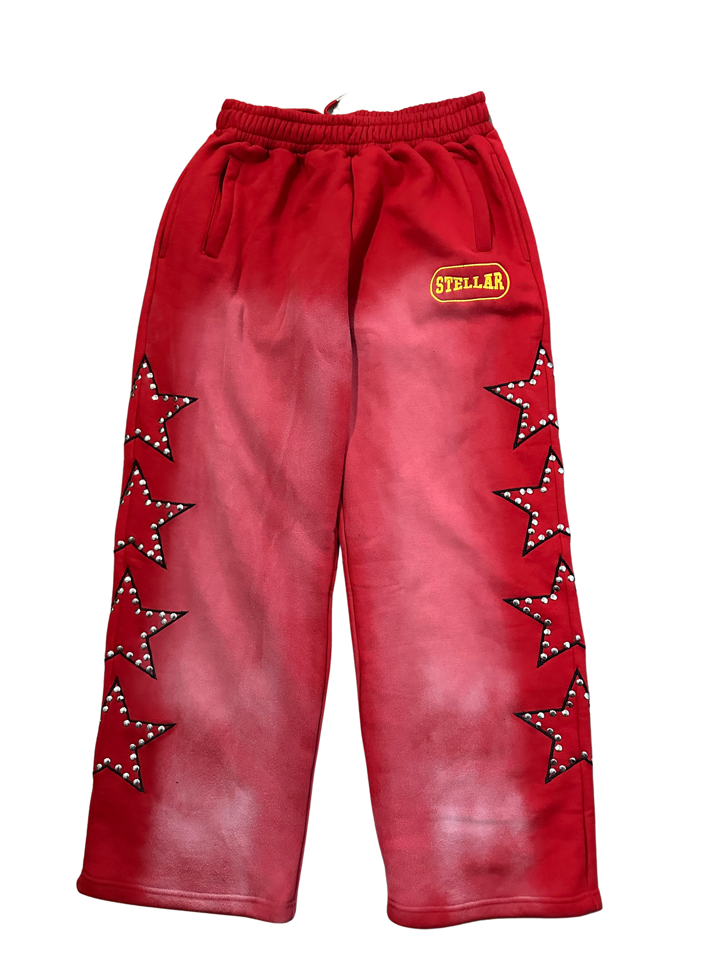 "STELLAR" Red Sweatpants