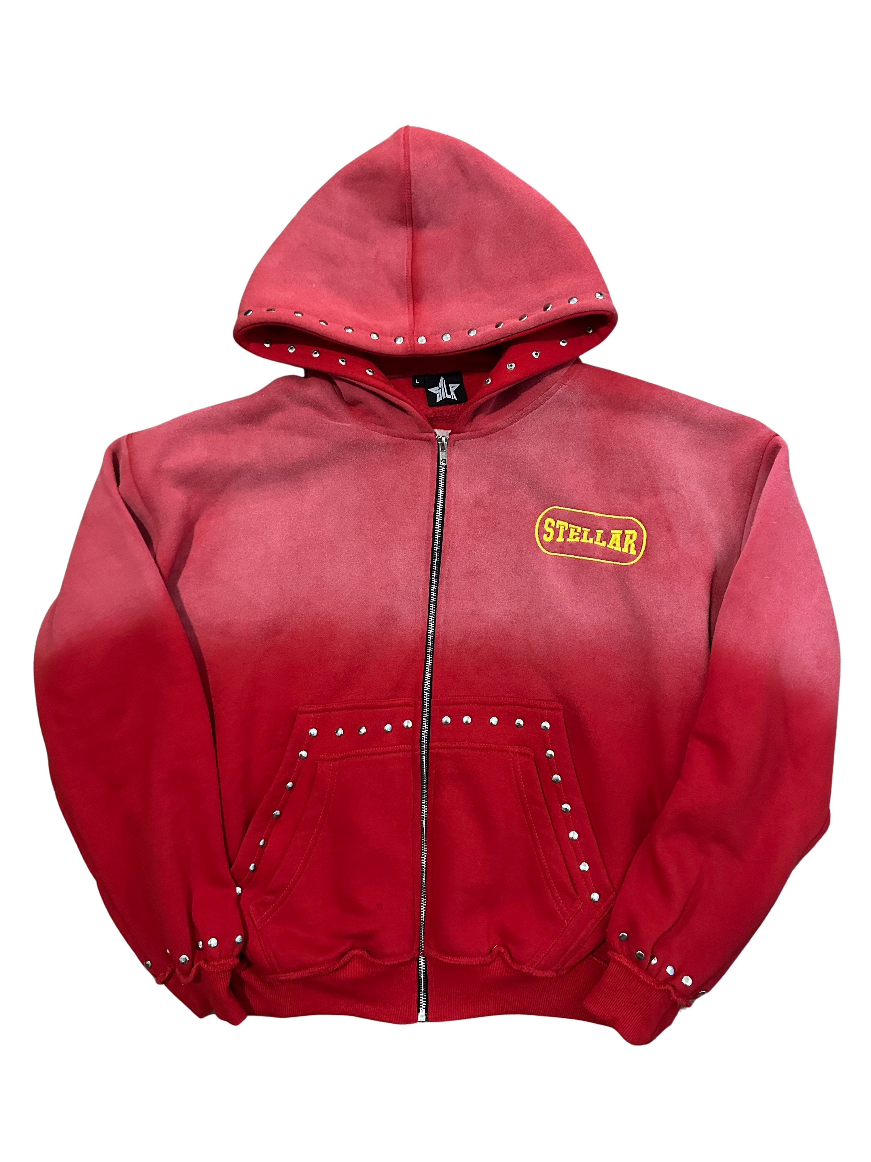 "STELLAR" Red Zip Up