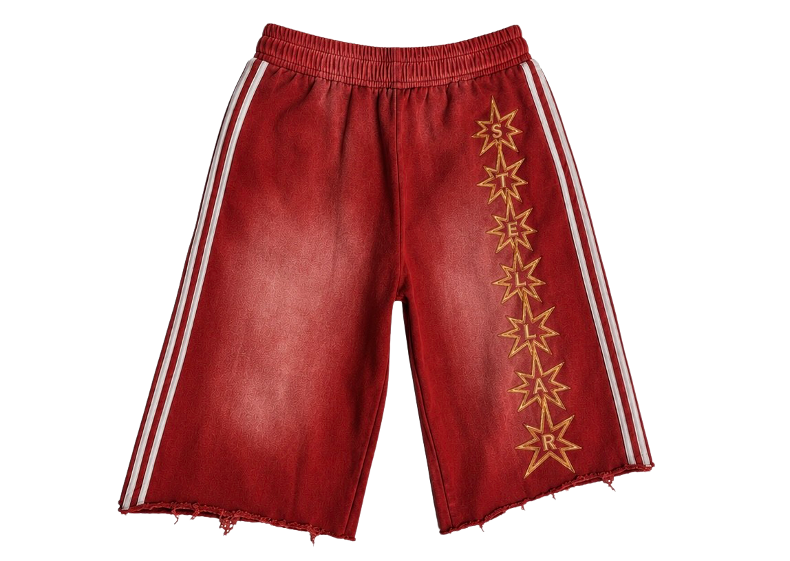 Stellar Capri Shorts (RED)
