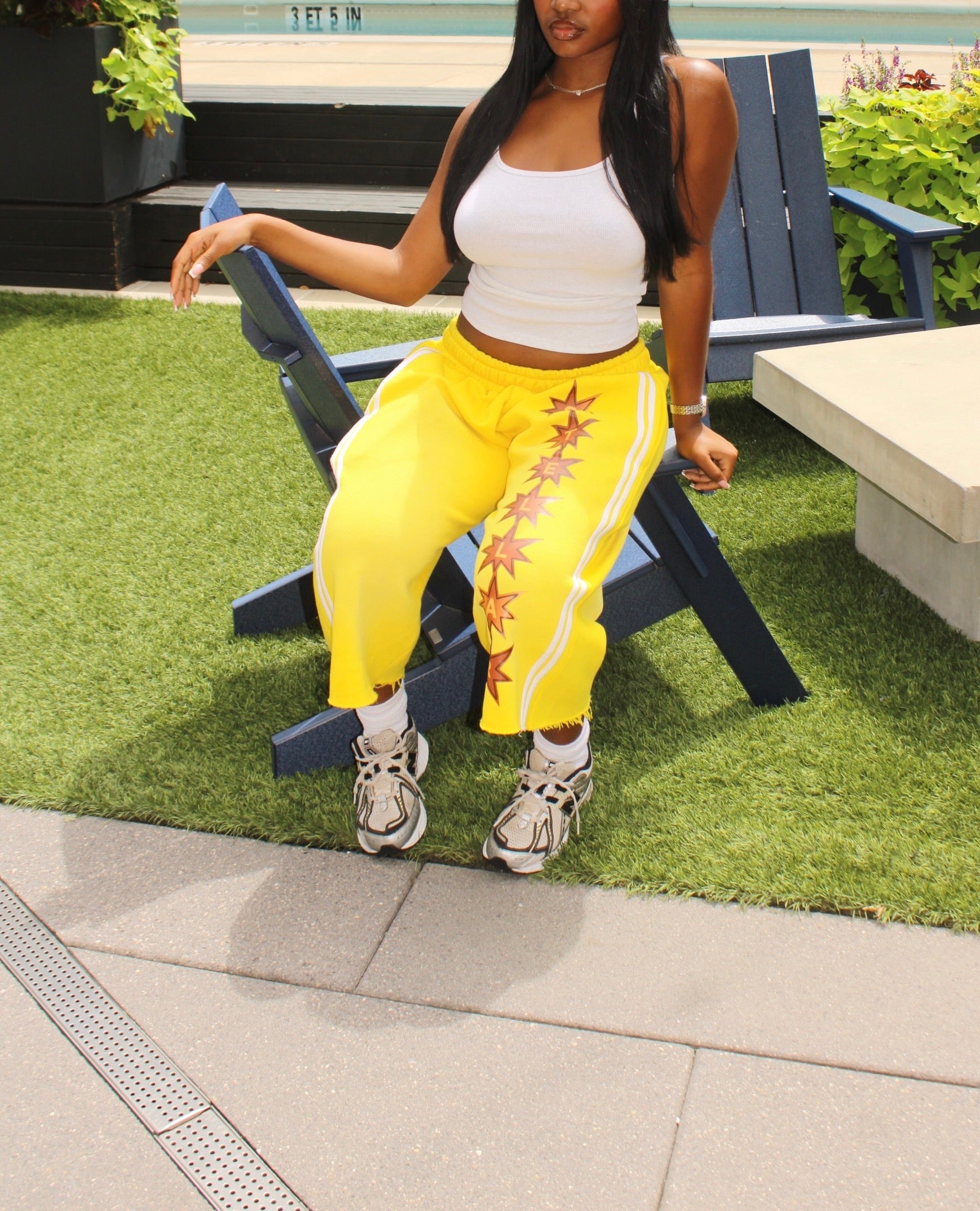 Stellar Capri Shorts (YELLOW)