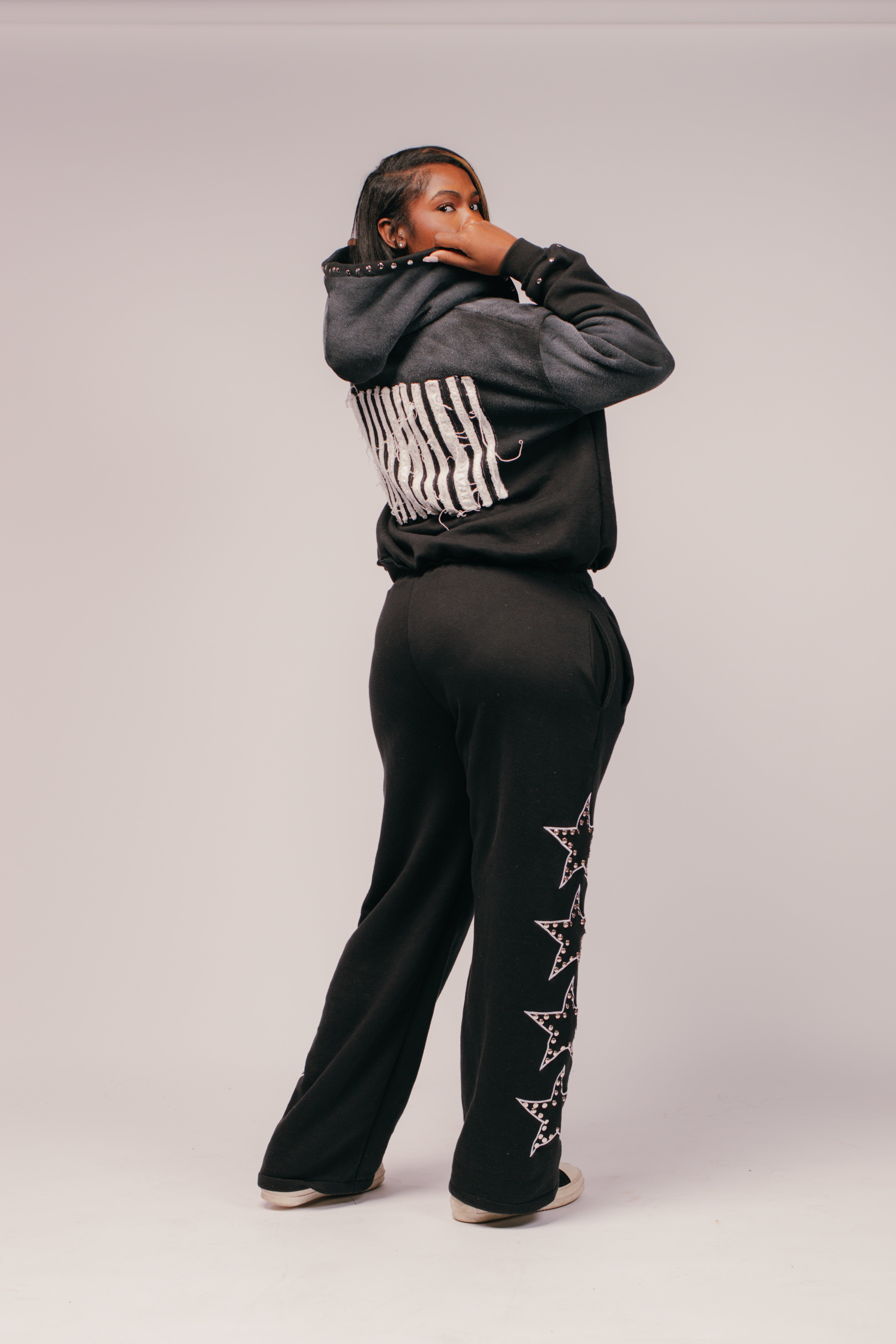 "STELLAR" Black Sweatsuit